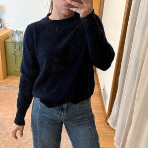J. Crew 100% Cashmere Navy Sweater